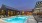 pool at dusk - EDE brand new apartments downtown Frederick MD