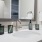 bathroom sink and mirror EDE downtown Frederick MD apartments